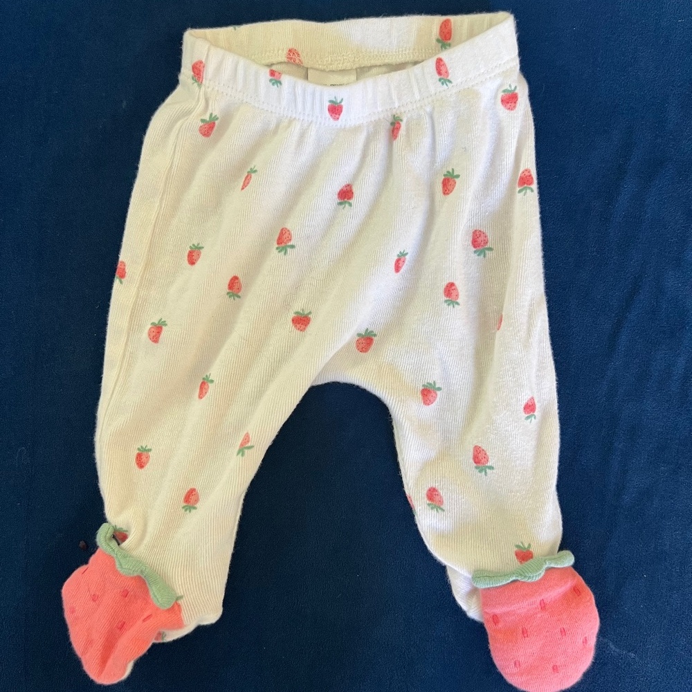 Strawberry feet pants by Carter's